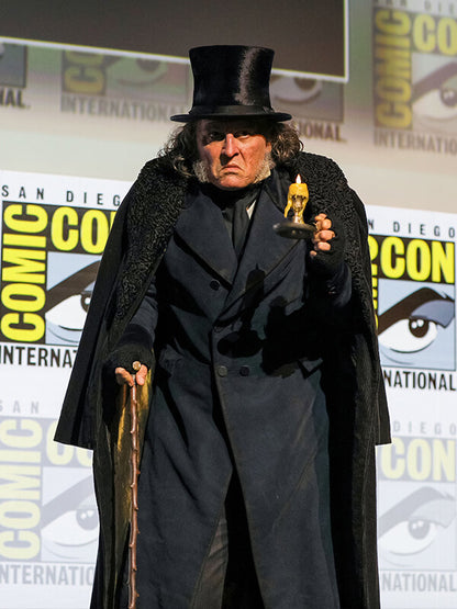 Ebenezer A Christmas Carol 2026 Johnny Deep Wool Coat