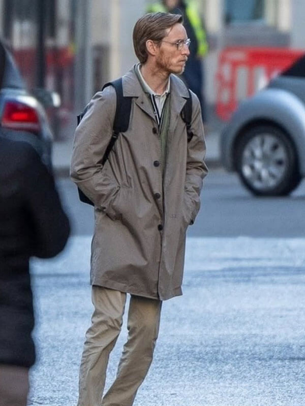 Eddie Redmayne Panic Carefully 2026 Cotton Coat