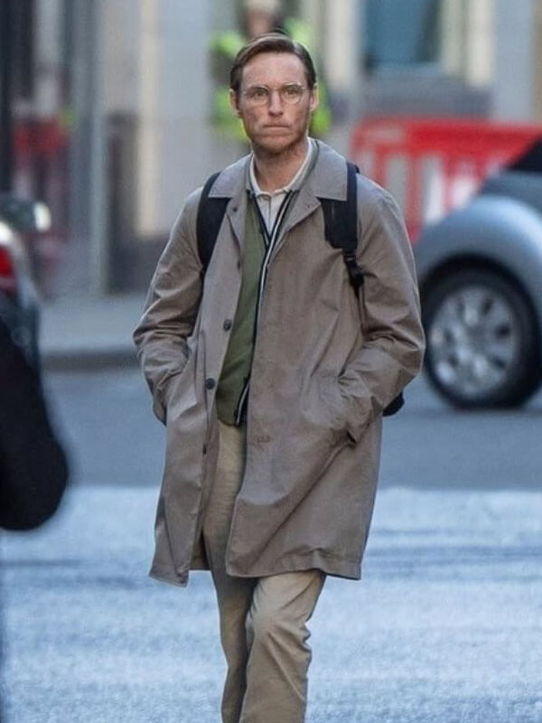 Eddie Redmayne Panic Carefully 2026 Cotton Coat