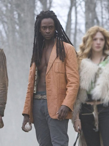 Edi Gathegi Twilight Laurent Orange Leather Jacket