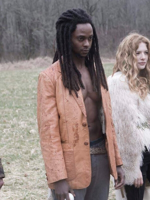 Edi Gathegi Twilight Laurent Orange Leather Jacket