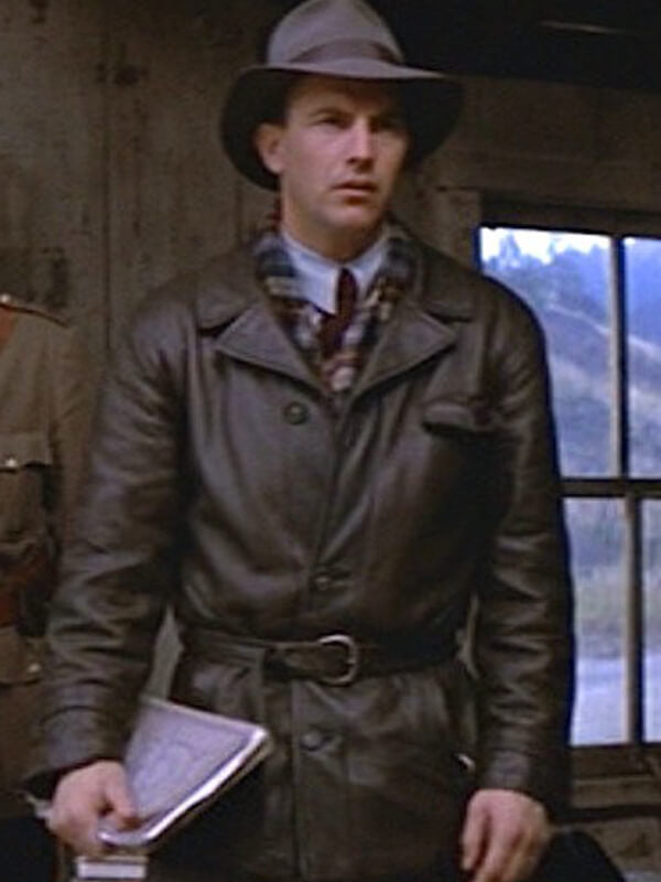 Eliot Ness The Untouchables Kevin Costner Brown Jacket