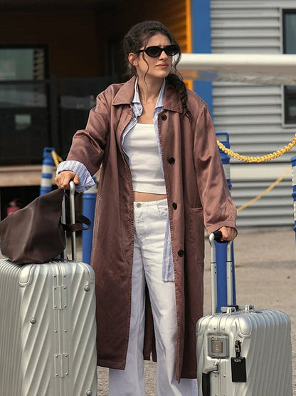 Ella Rubin Sterling Point 2026 Brown Trench Coat