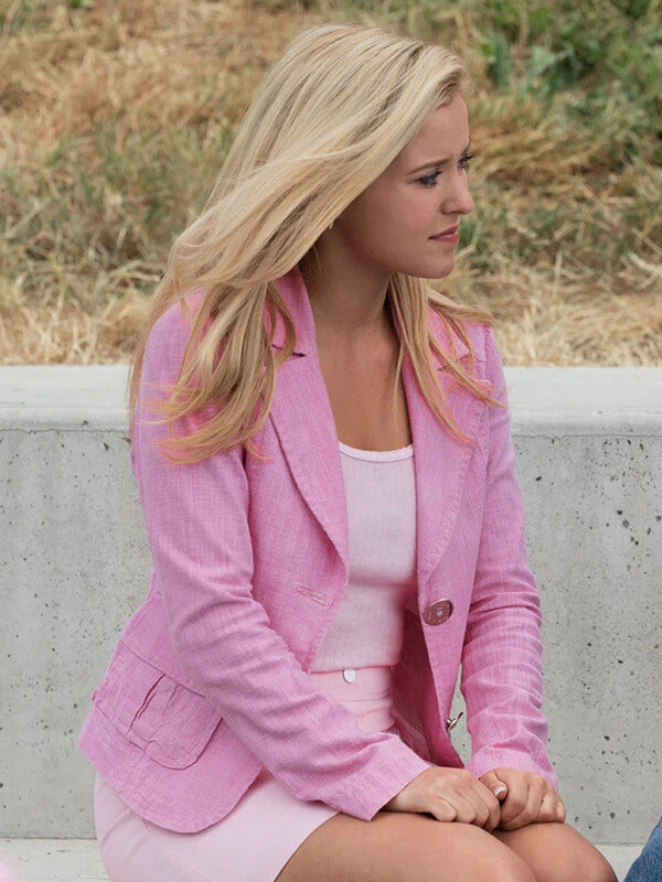 Elle Woods Elle 2026 Pink Cotton Jacket
