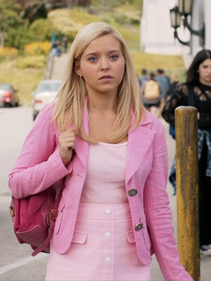 Elle Woods Elle 2026 Pink Cotton Jacket