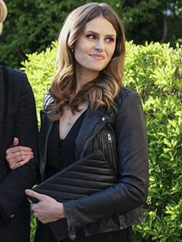 Ellie Taylor Ted Lasso S02 Black Leather Jacket