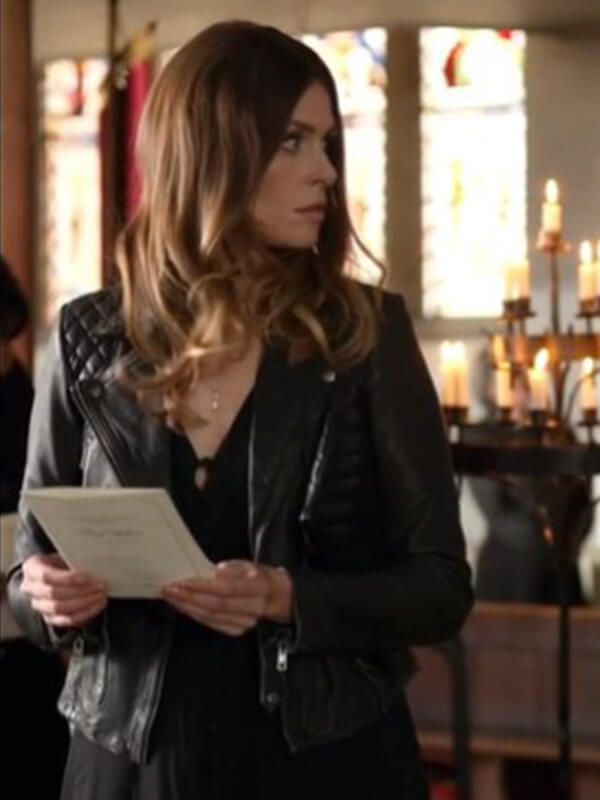 Ellie Taylor Ted Lasso S02 Black Leather Jacket