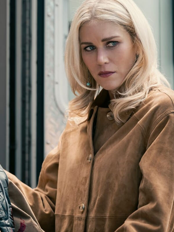 Ellyn Jameson Marshals S01 Suede Leather Jacket