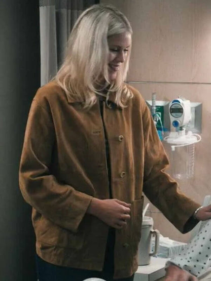 Ellyn Jameson Marshals S01 Suede Leather Jacket