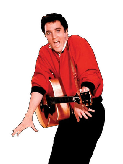 Elvis Presley Vintage Red Cotton Bomber Jacket