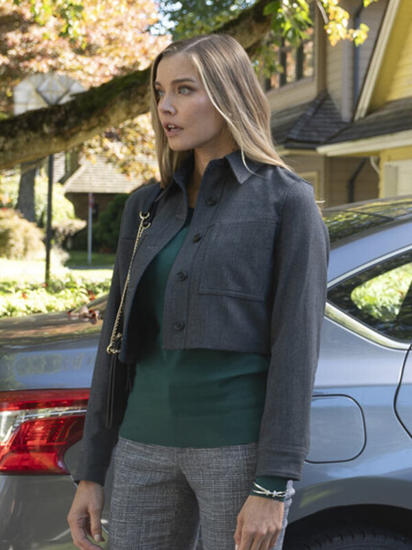 Emily Maddison Scrubs S01 Gray Wool Jacket