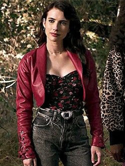 Emma Roberts American Horror Story S10 Cropped Jacket