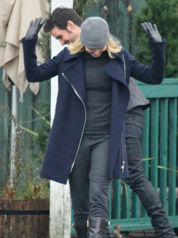 Emma Swan Once Upon A Time Blue Wool Coat