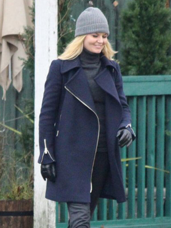 Emma Swan Once Upon A Time Blue Wool Coat