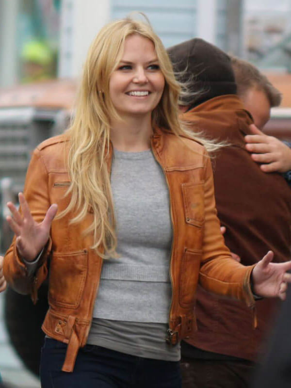 Emma Swan Once Upon A Time Brown Leather Jacket