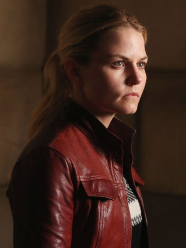 Emma Swan Once Upon A Time Red Leather Jacket
