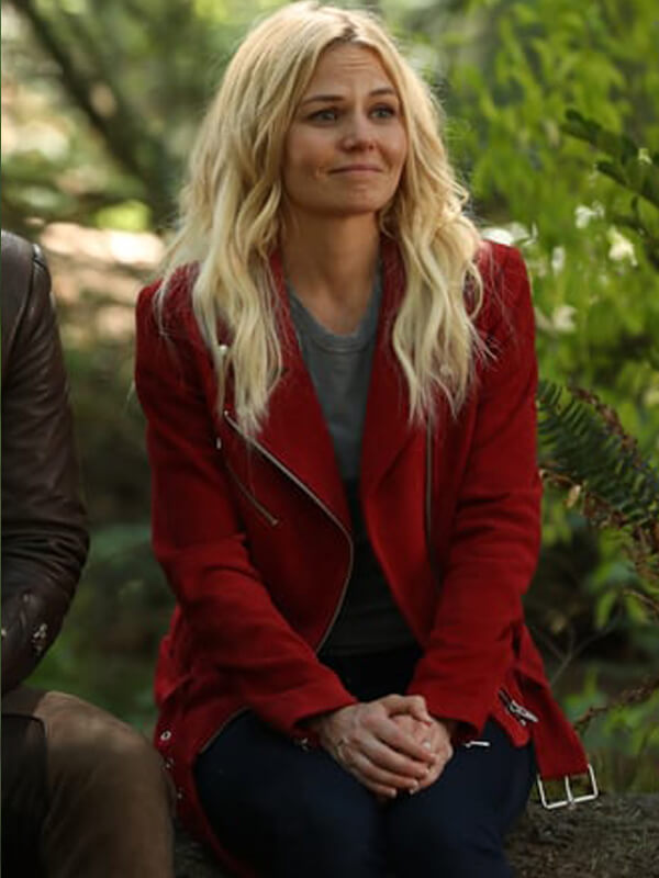 Emma Swan Once Upon A Time Red Suede Jacket