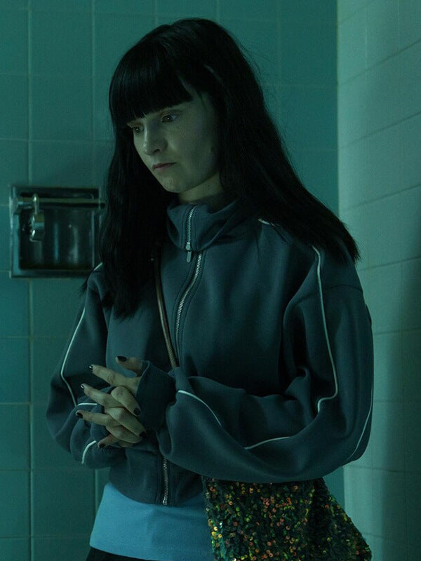 Emmy Rossum Furious 2026 Grey Track Jacket