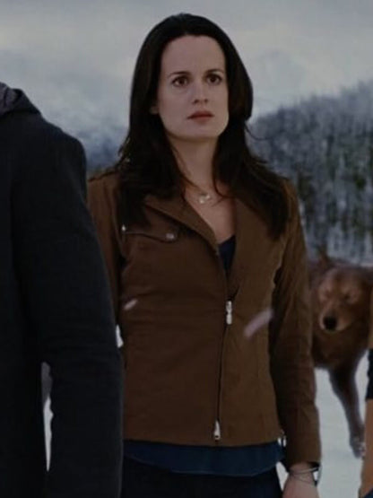 Esme Cullen The Twilight Saga: Breaking Dawn 2 Brown Jacket