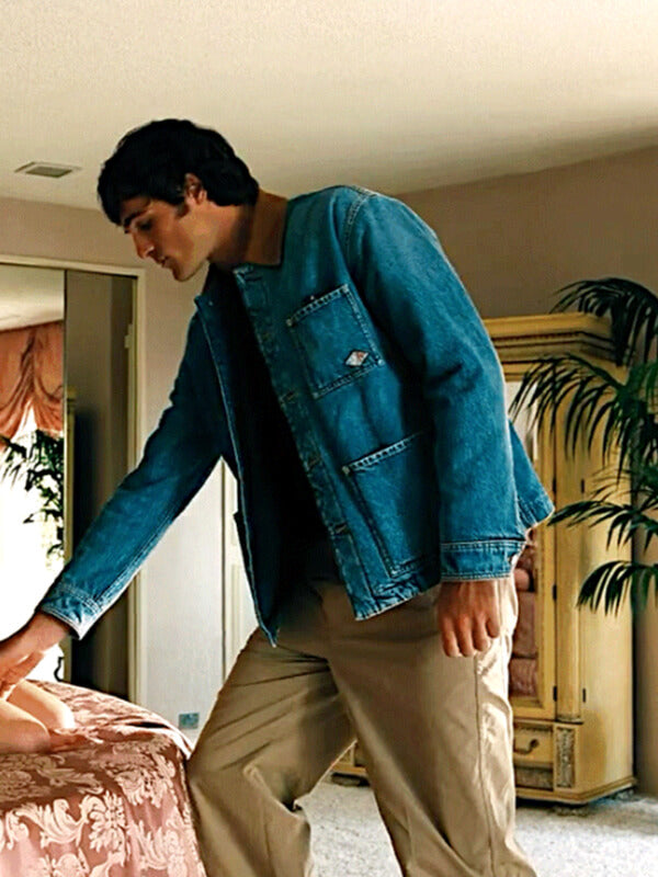 Euphoria S03 Nate Jacobs Blue Denim Jacket