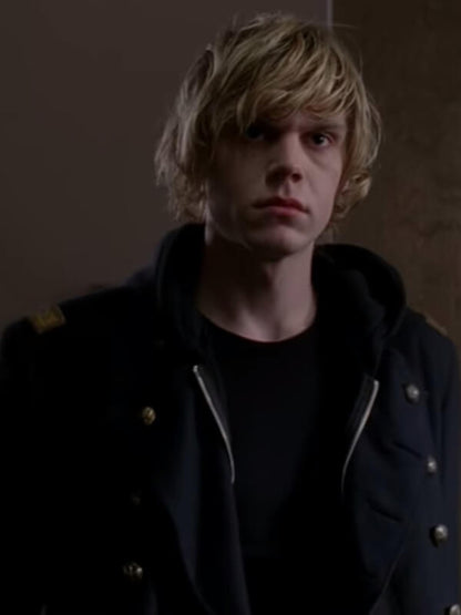 Evan Peters American Horror Story S01 Wool Coat