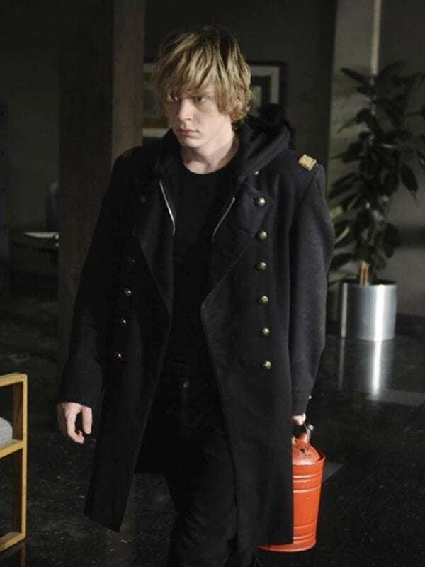 Evan Peters American Horror Story S01 Wool Coat