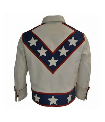 Evel Knievel Daredevil Biker Vintage Leather Jacket