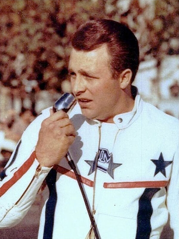 Evel Knievel Daredevil White Leather Jacket