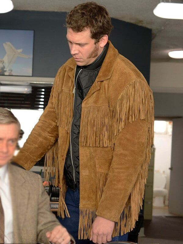 Fargo Russell Harvard Brown Suede Fringe Jacket