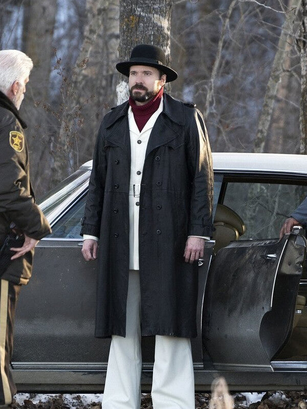 Fargo S02 Wayne Kitchen Black Leather Coat