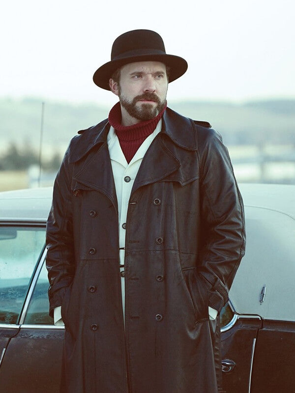 Fargo S02 Wayne Kitchen Black Leather Coat