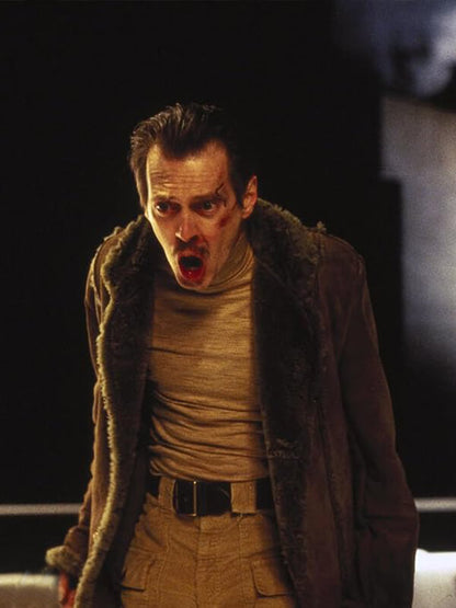 Fargo Steve Buscemi Brown Suede Shearling Coat