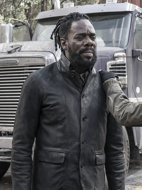 Fear the Walking Dead Colman Domingo Black Leather Jacket