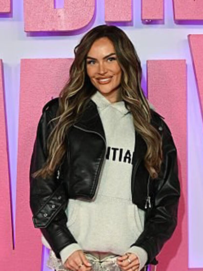 Finding Emily 2026 Amy Kenyon Black Leather Jacket