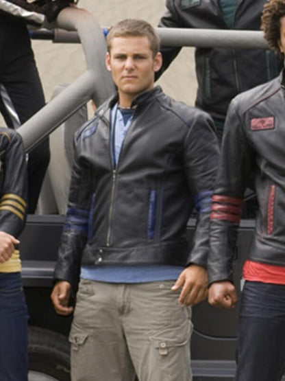 Flynn McAllistair Power Rangers RPM Leather Jacket