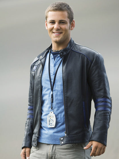 Flynn McAllistair Power Rangers RPM Leather Jacket