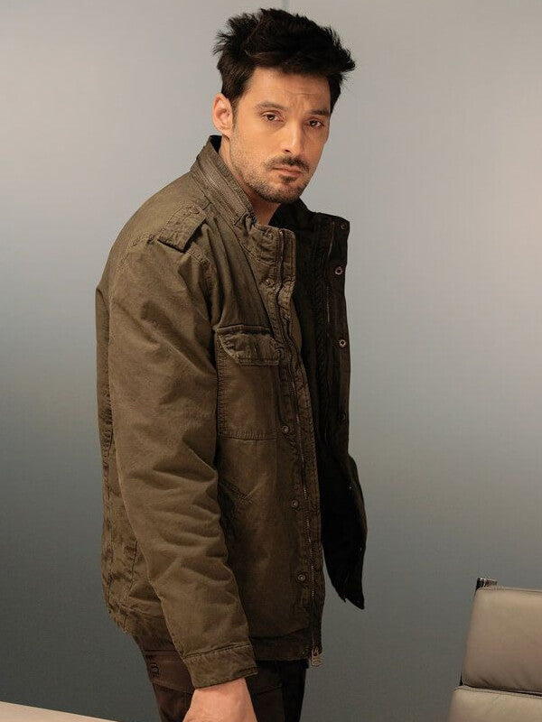 Found S01 Dhan Rana Brown Cotton Jacket