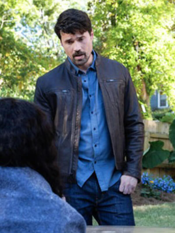 Found S01 Mark Trent Brown Leather Jacket