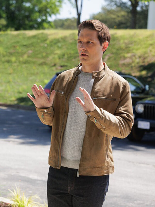 Found S02 Michael Cassidy Brown Suede Leather Jacket