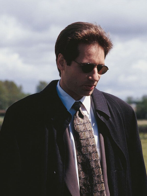 Fox Mulder The X File S01 Gray Wool Coat