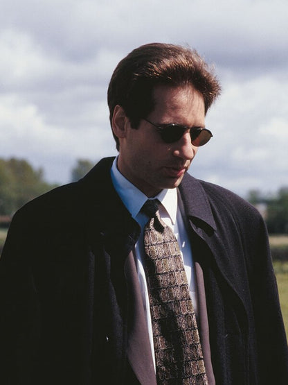 Fox Mulder The X File S01 Gray Wool Coat