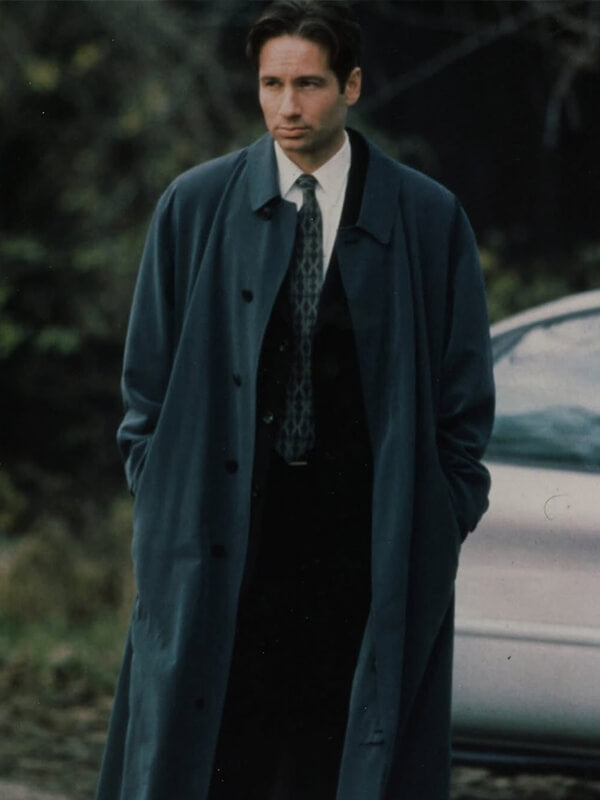 Fox Mulder The X File S01 Gray Wool Coat