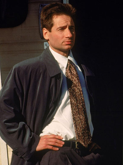 Fox Mulder The X File S01 Gray Wool Coat