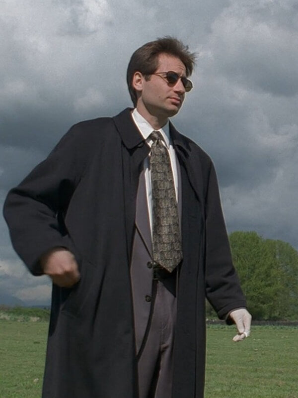 Fox Mulder The X File S01 Gray Wool Coat