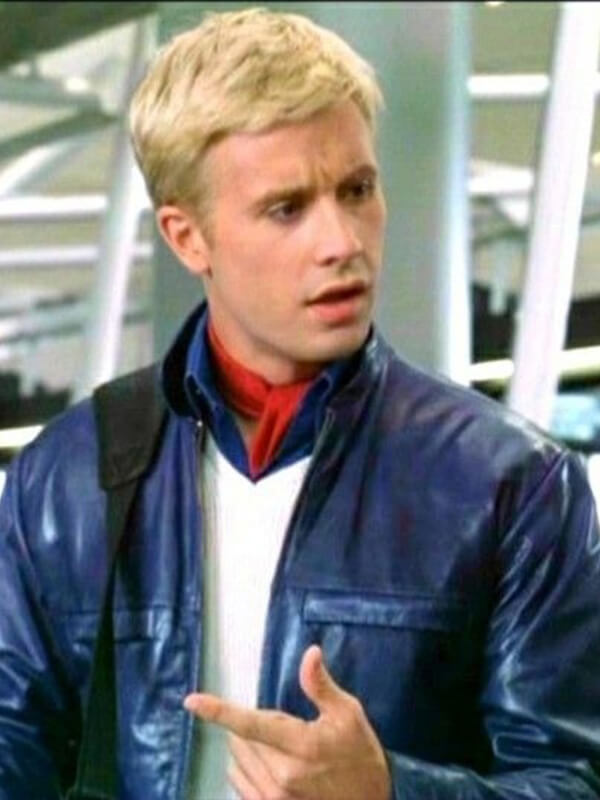 Freddie Prinze Jr. Scooby-Doo Blue Leather Jacket