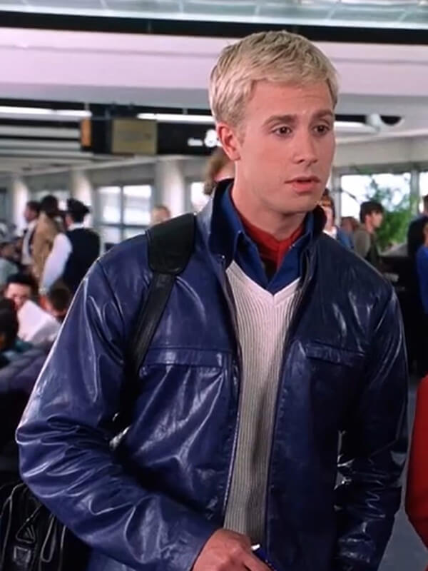 Freddie Prinze Jr. Scooby-Doo Blue Leather Jacket