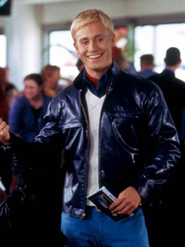 Freddie Prinze Jr. Scooby-Doo Blue Leather Jacket