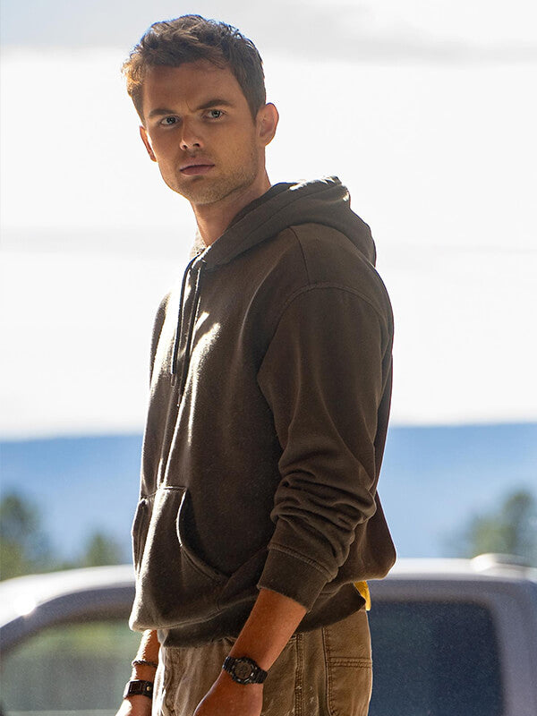 Garrett Wareing Ransom Canyon S02 Brown Hooded Jacket