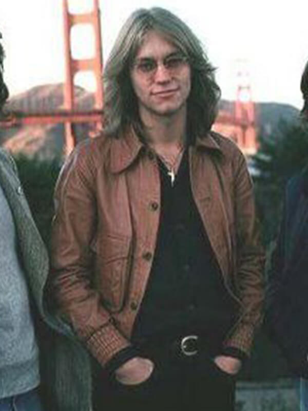 Gerry Beckley Classic Brown Leather Jacket