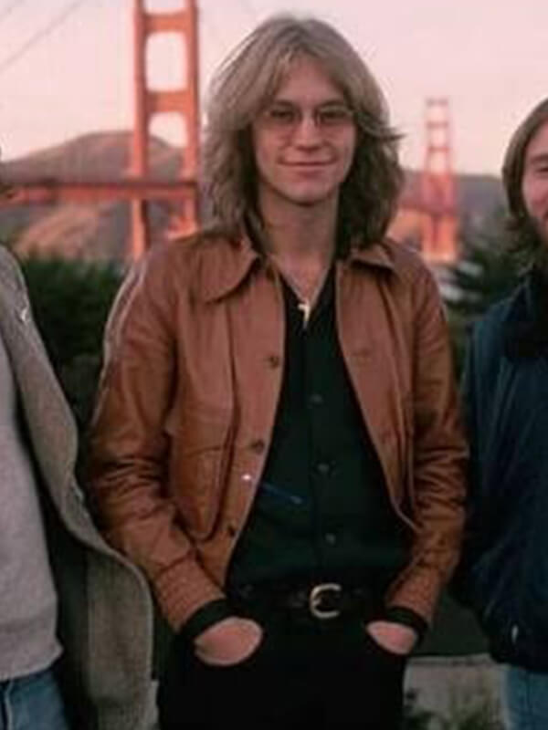 Gerry Beckley Classic Brown Leather Jacket